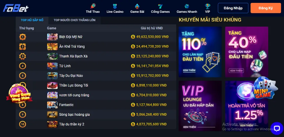 Khuyến mãi chào mừng i9bet41 casino